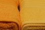Aucune Juego de 4 toallas de mano - Amarillo - 50 x 90 cm
